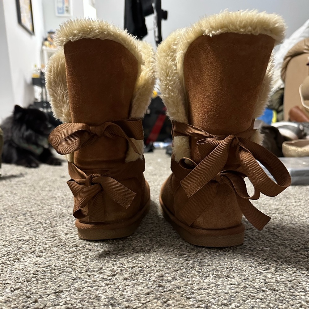 SOLD No Surrender Ugg-style boots